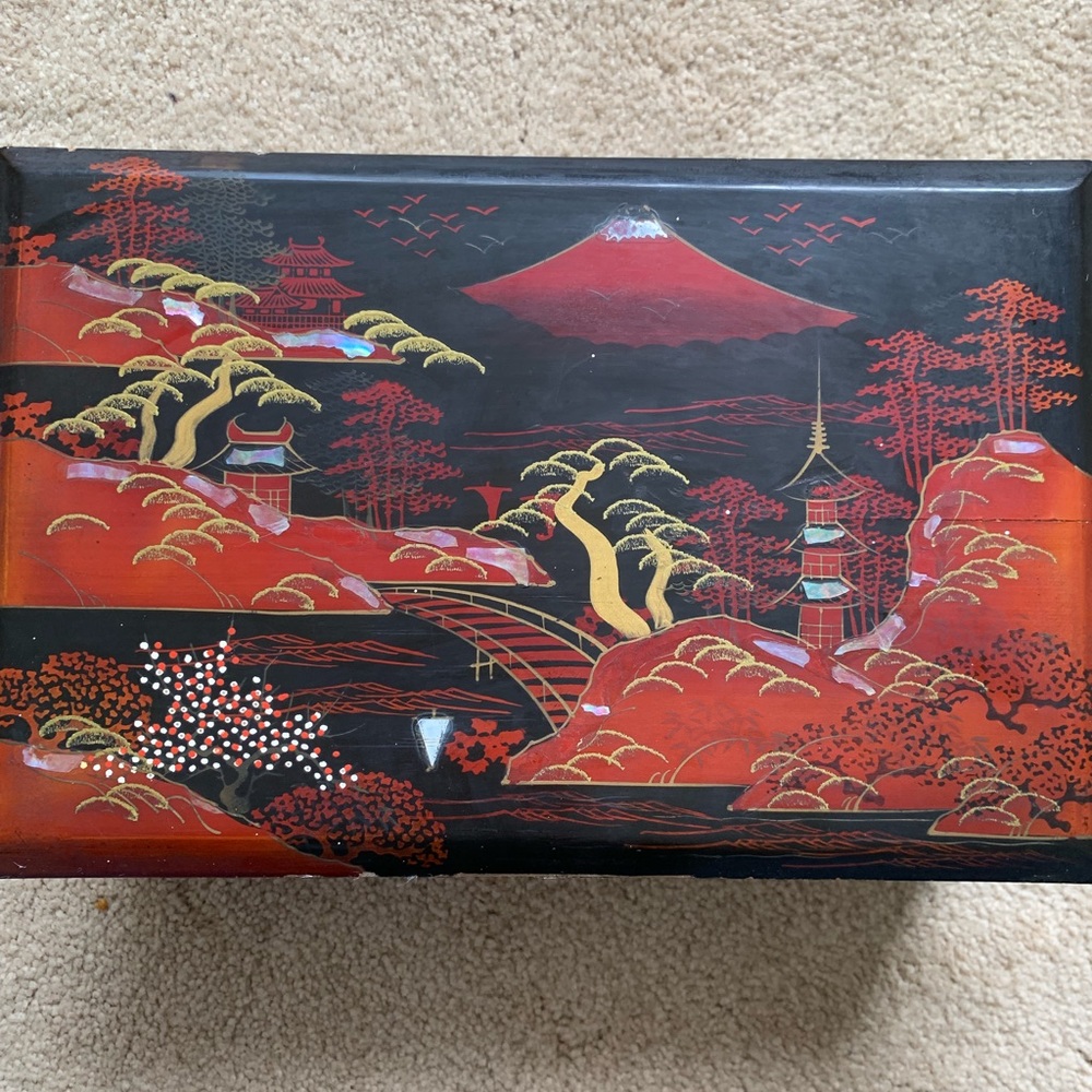 Authentic Oriental Jewelry Box